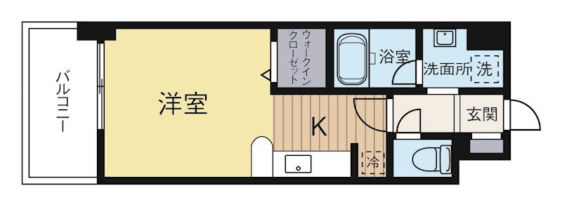 アクアヒルズ天神東 502号室 間取り