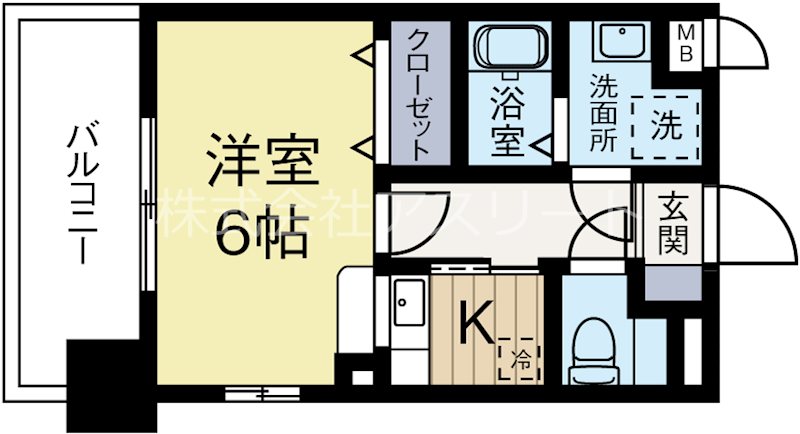 ハイネタウン箱崎 302号室 間取り