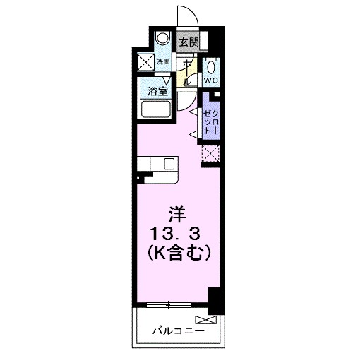 ＦＬレジデンス１ 905号室 間取り
