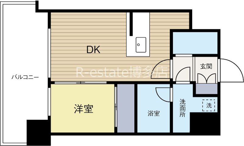 ラエスパシオ箱崎 202号室 間取り