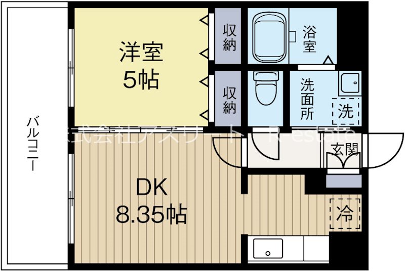 サムティ吉塚イースト 607号室 間取り