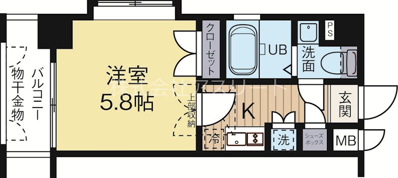 ダイナコートエスタディオ東公園Ｖ 401号室 間取り