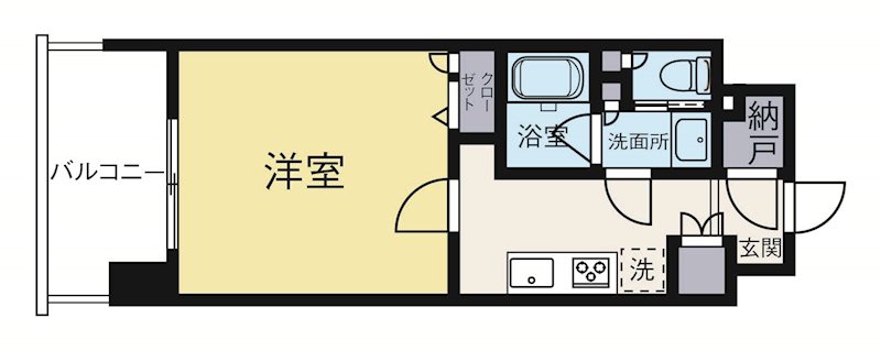 BOA VISTA博多駅 1003号室 間取り