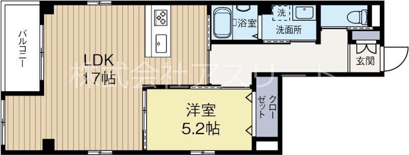 アーバンブルー藤 301号室 間取り