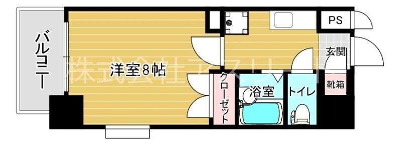 リファレンス上呉服町 404号室 間取り