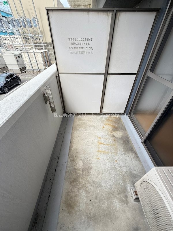 クラブオリエントNo72ハーバーイーストタワー ベランダ