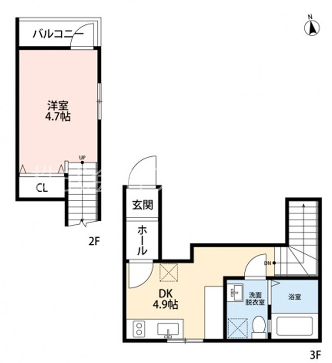 アイハブ箱崎駅前 204号室 間取り