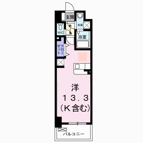 ＦＬレジデンス１ 802号室 間取り