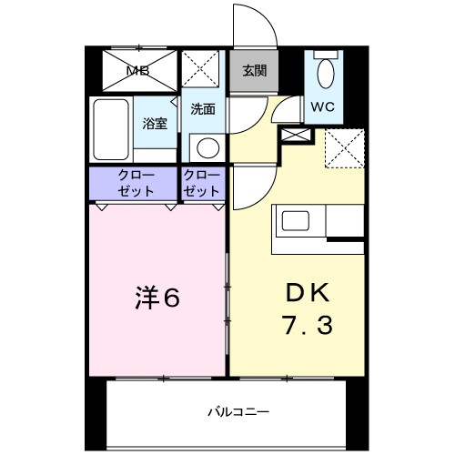 オ－レオ－ル 305号室 間取り