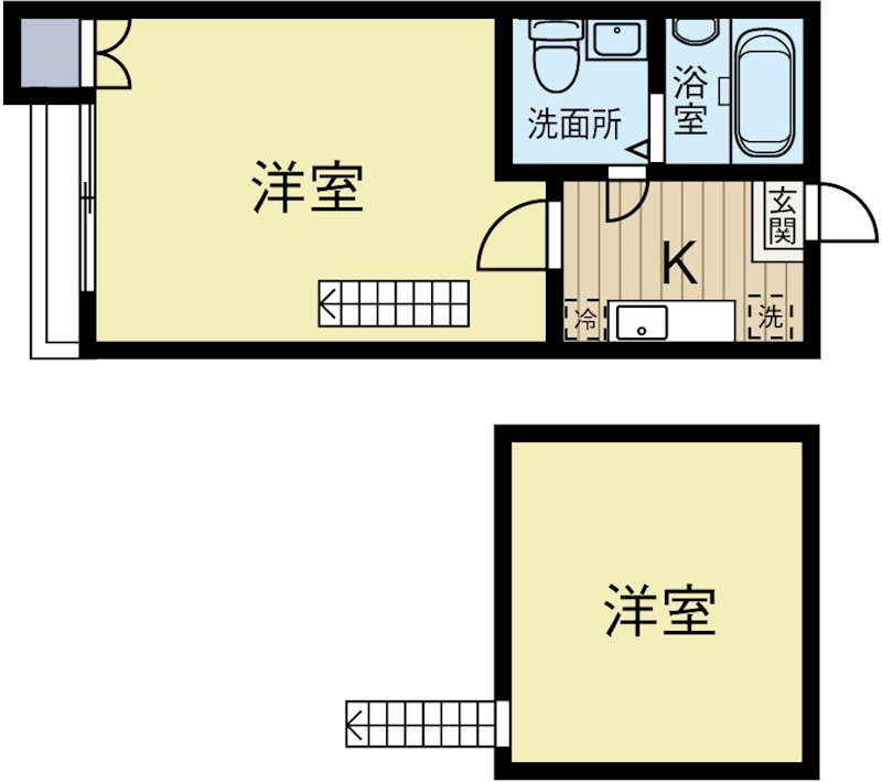 Ｄrise箱崎 201号室 間取り
