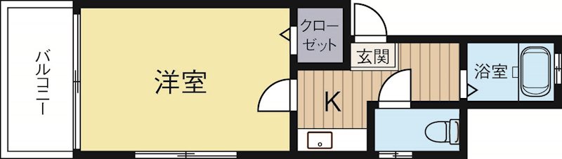 マーベラス博多駅前 301号室 間取り