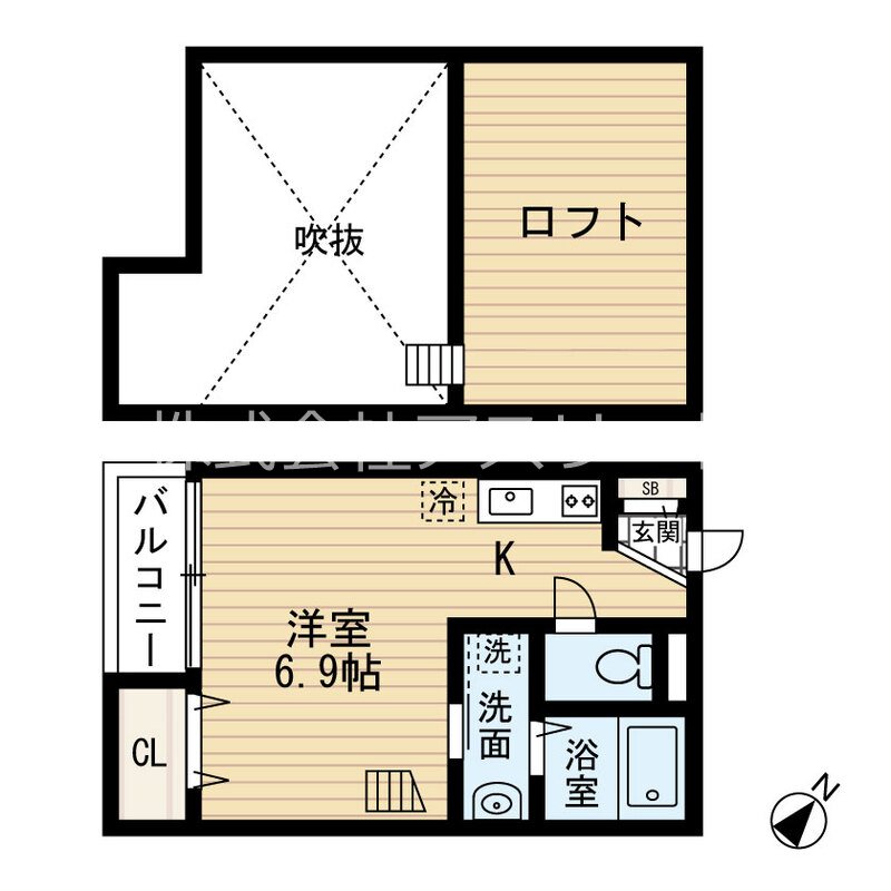 Foresight博多駅南 202号室 間取り