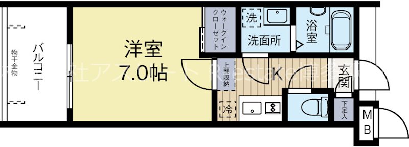 サヴォイグランデウォーターサイド 903号室 間取り