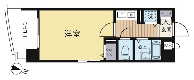 ライオンズマンション県庁東 503号室 間取り