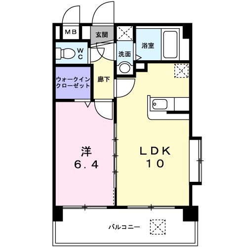 マルワ・シャルマンⅢ 401号室 間取り