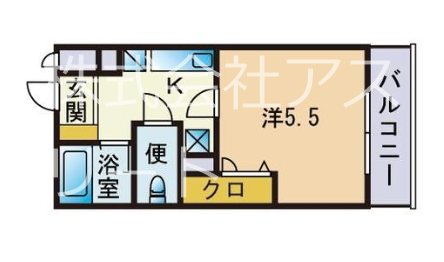 ハーベスト白金 202号室 間取り