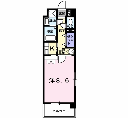 グレイスヴィラ 202号室 間取り