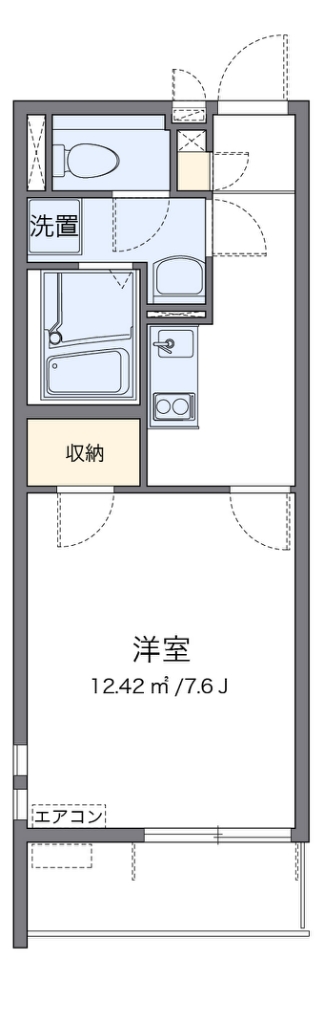クレイノフェリーチェ 301号室 間取り
