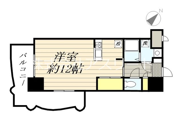 ロイヤル博多駅前 901号室 間取り