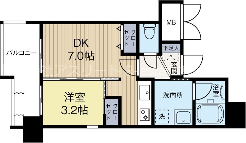 アルファシオミラーニ 408号室 間取り