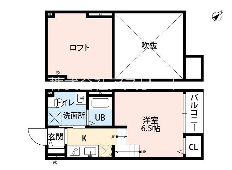 Rea 203号室 間取り