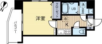 エンクレスト赤坂 1012号室 間取り