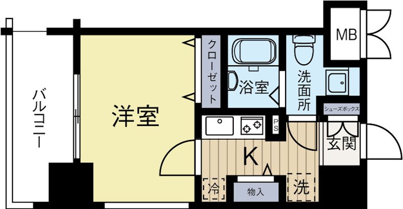エンクレスト香椎 801号室 間取り