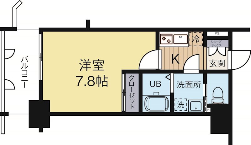 サヴォイエイペックス 203号室 間取り