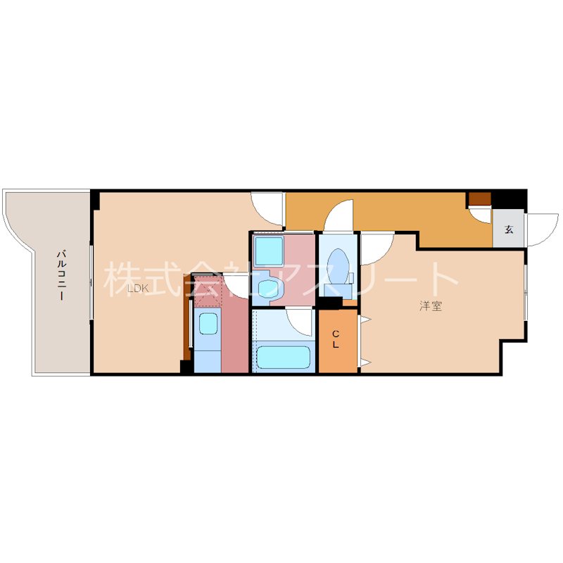 ネオ筥松 302号室 間取り