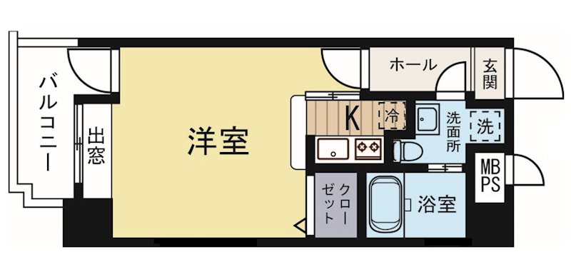 エステートモア白金クロス 605号室 間取り