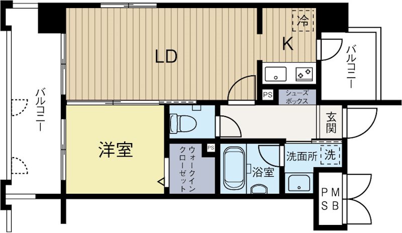 アイセレブ箱崎浪漫邸 906号室 間取り