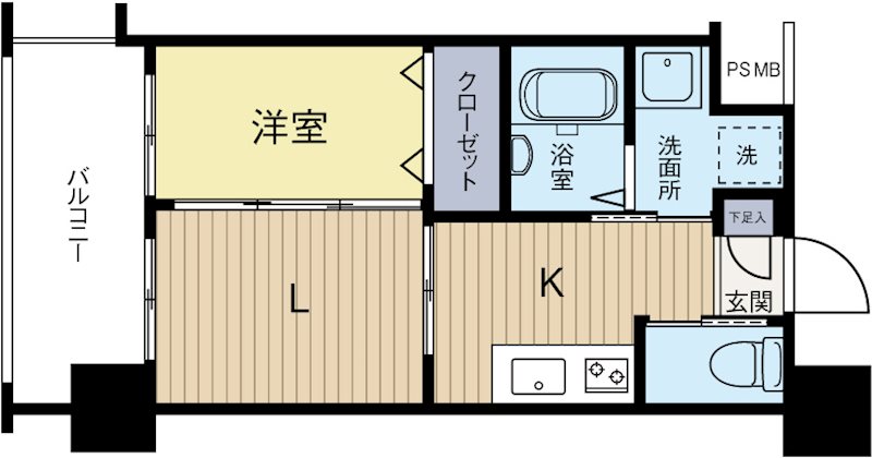 ネストピア平尾駅前 1202号室 間取り