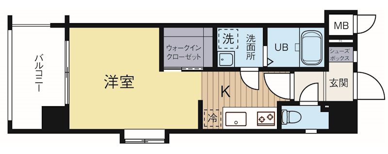 エンクレスト博多3 1106号室 間取り