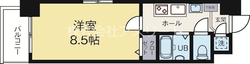 エンクレスト赤坂弐番館 301号室 間取り