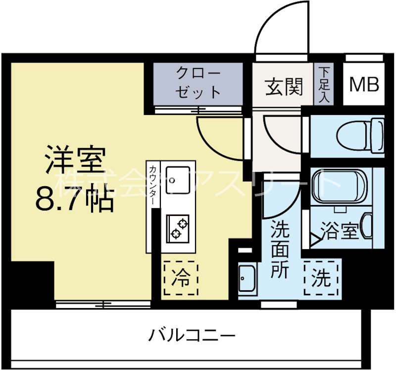 le magnolia住吉 203号室 間取り