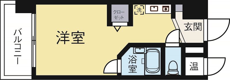 ルネスロワール博多駅南 901号室 間取り