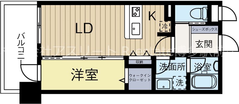 ヤクインスクエア 1208号室 間取り