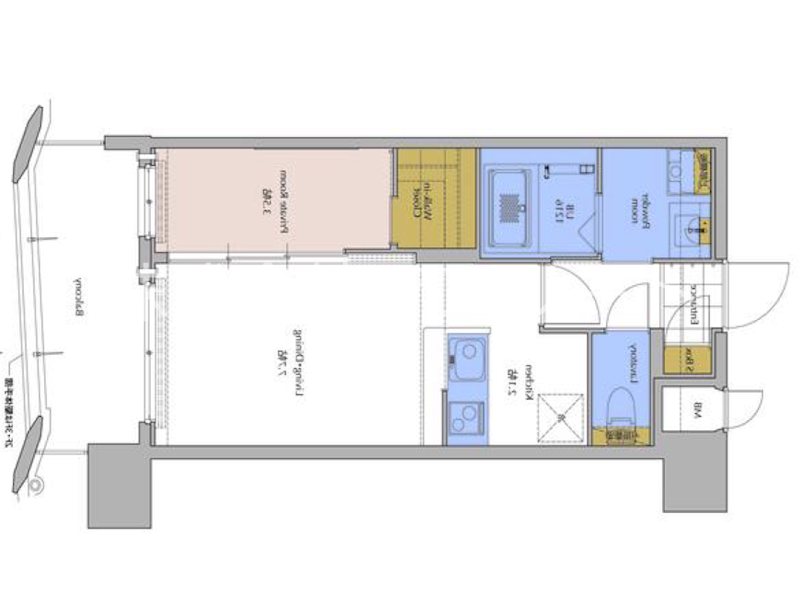 ネストピア東比恵駅前 204号室 間取り