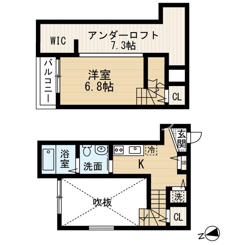 ライベックスレジデンス 101号室 間取り