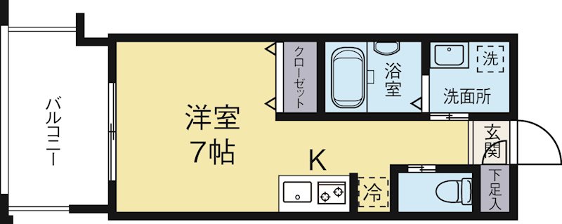 ラファセアリービオ博多 702号室 間取り