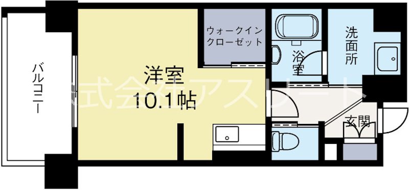 コムフォート薬院 501号室 間取り