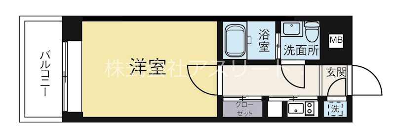 エステートモア平尾山荘通り 303号室 間取り