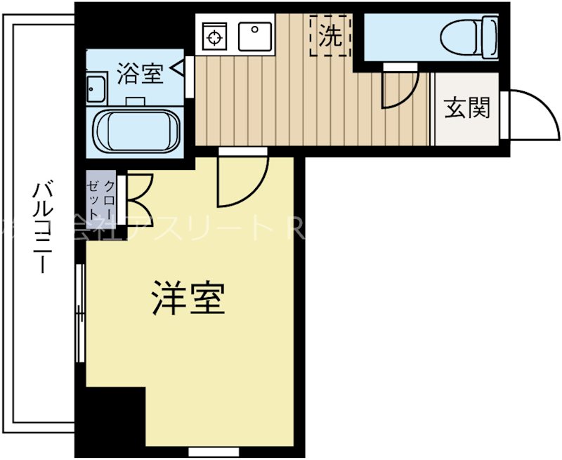 マンション花房 708号室 間取り