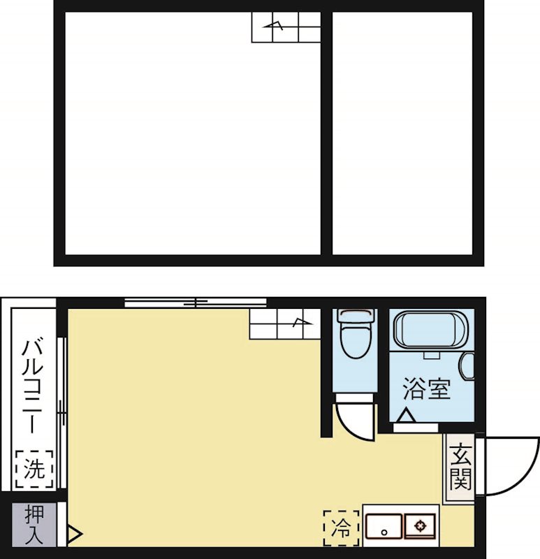 コートアウローラ 202号室 間取り