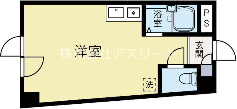 グローリーハイツ吉塚 805号室 間取り