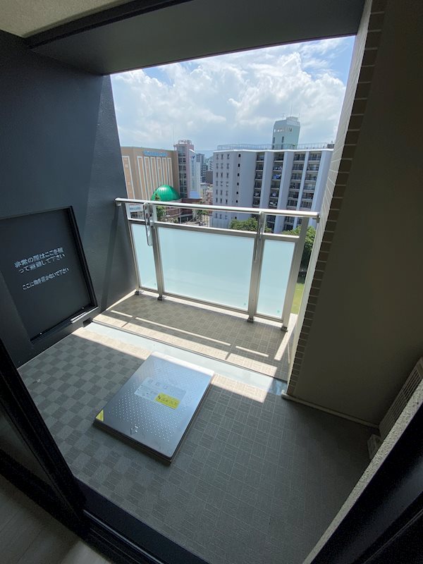 サヴォイラピエルサフィール ベランダ