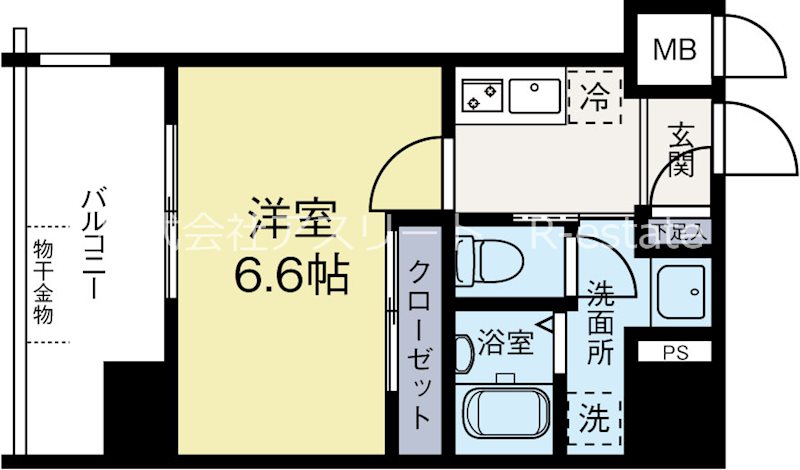 ザクォータニティバイサヴォイ 602号室 間取り