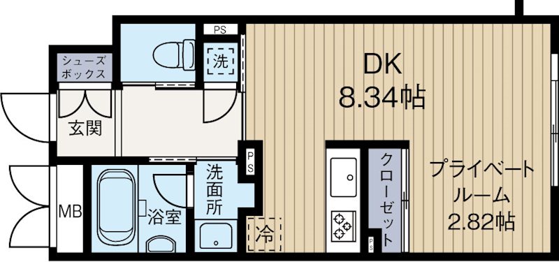 レジデンシャルヒルズヴィラスタイル 706号室 間取り