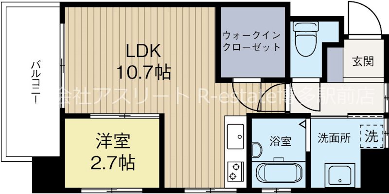 プリンシピオ赤坂 403号室 間取り