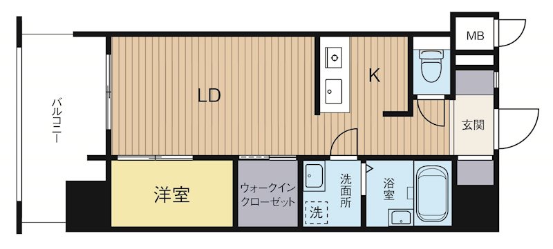 プレスタイルベイエリア石城 604号室 間取り